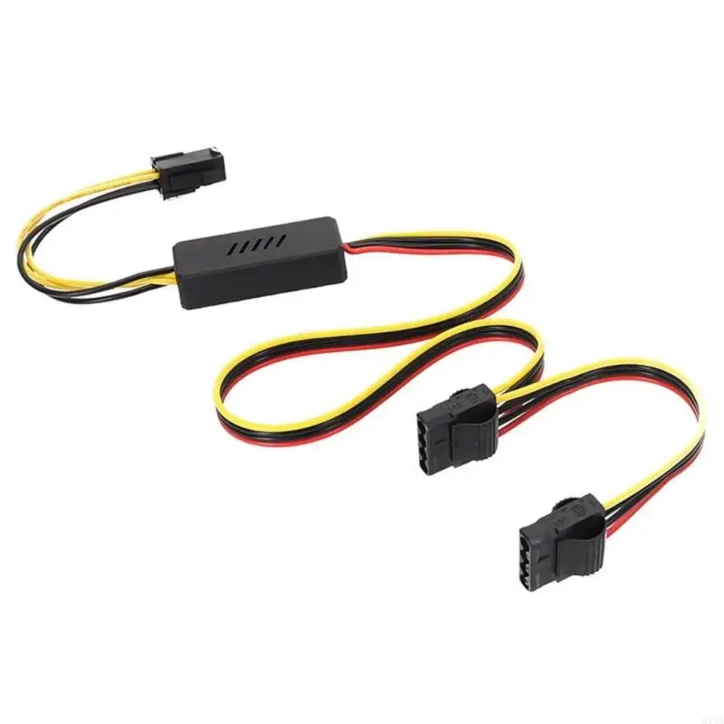 Kỹ thuật viên máy tính Q84A cần thiết 4pin CPU đến 4Pin Molex Power Sheet Line cho ổ cứng