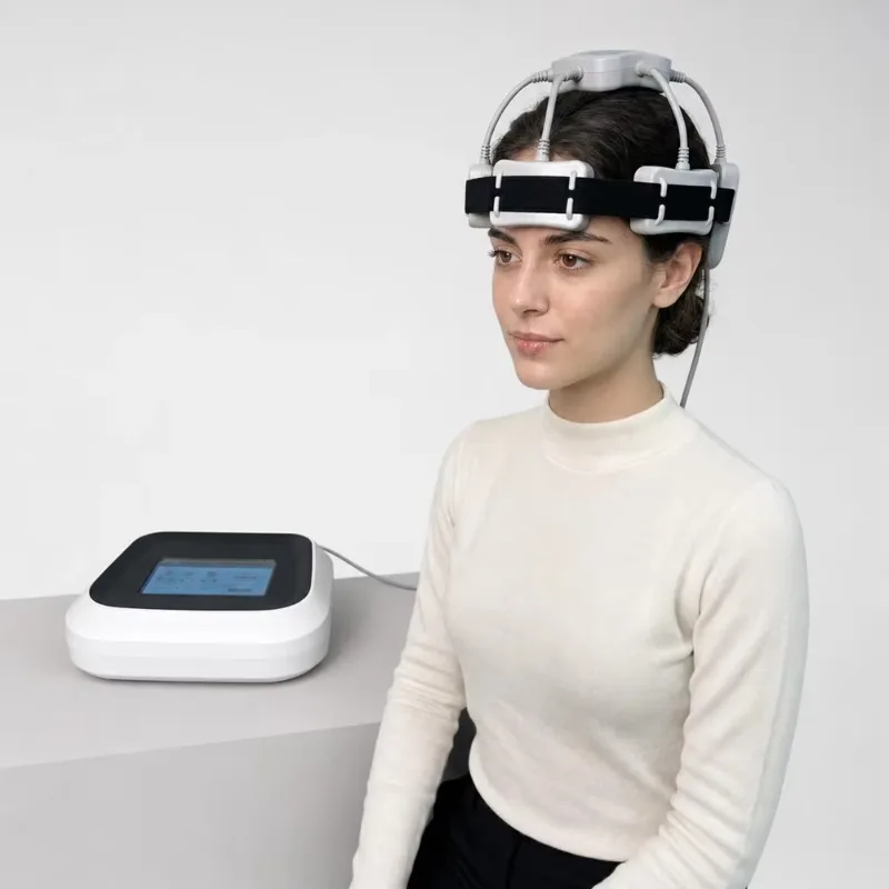 RTMS Physiotherapy Device DE-D1 Reduces Pain Improves Neurasthenia Regulates Brain Neurotransmitters Home Medical Transcranial