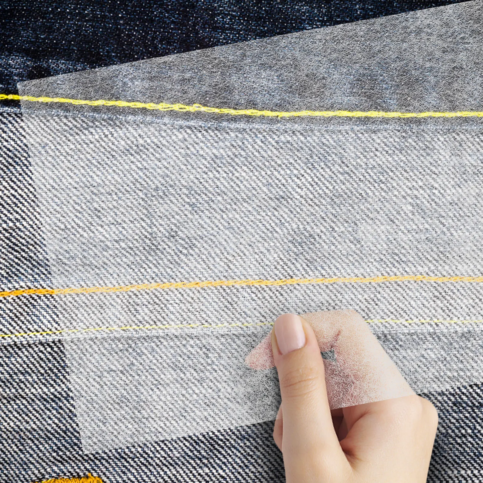 Interfacing Iron On - White Double Sided Fusible Interfacing Non-Woven