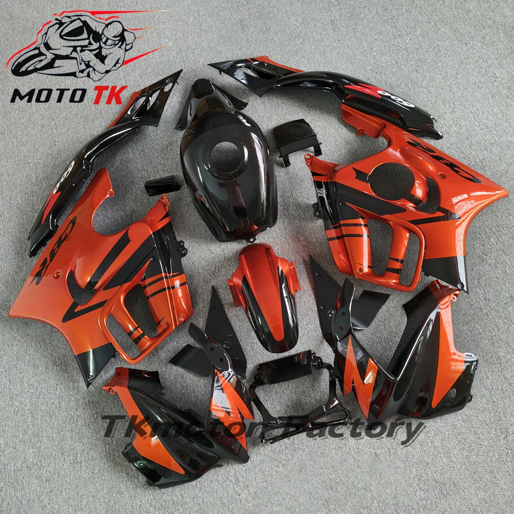Full Body Kits for Honda Cbr600 1995 - 1998 Black Silver Fairing CBR600F3 95 96 Bodywork CBR600 F3 1997 no paint