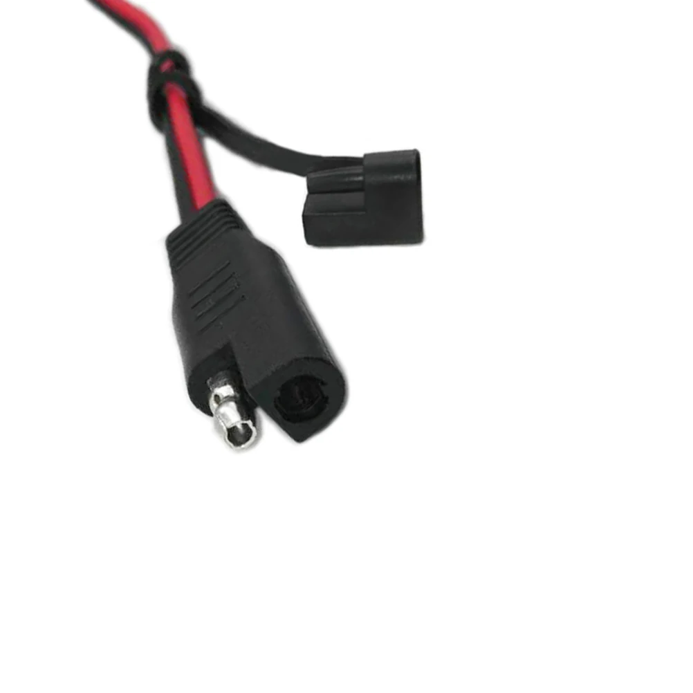 

Motorcycle Charging Cable Solar Extension SAE Connector Connect Terminal Powersports Marine Truck Durable Long Life Hard