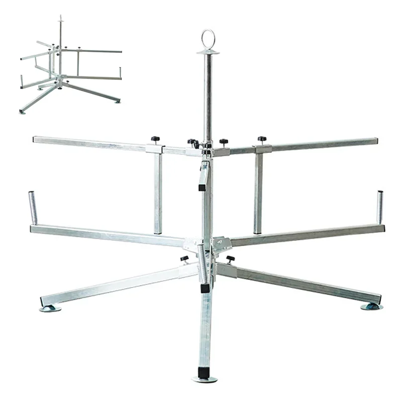 New Underfloor Heating Pipe Rack Bearing Dispenser Removable Pipe Uncoiler Stand For Easy Floor Heating Installation