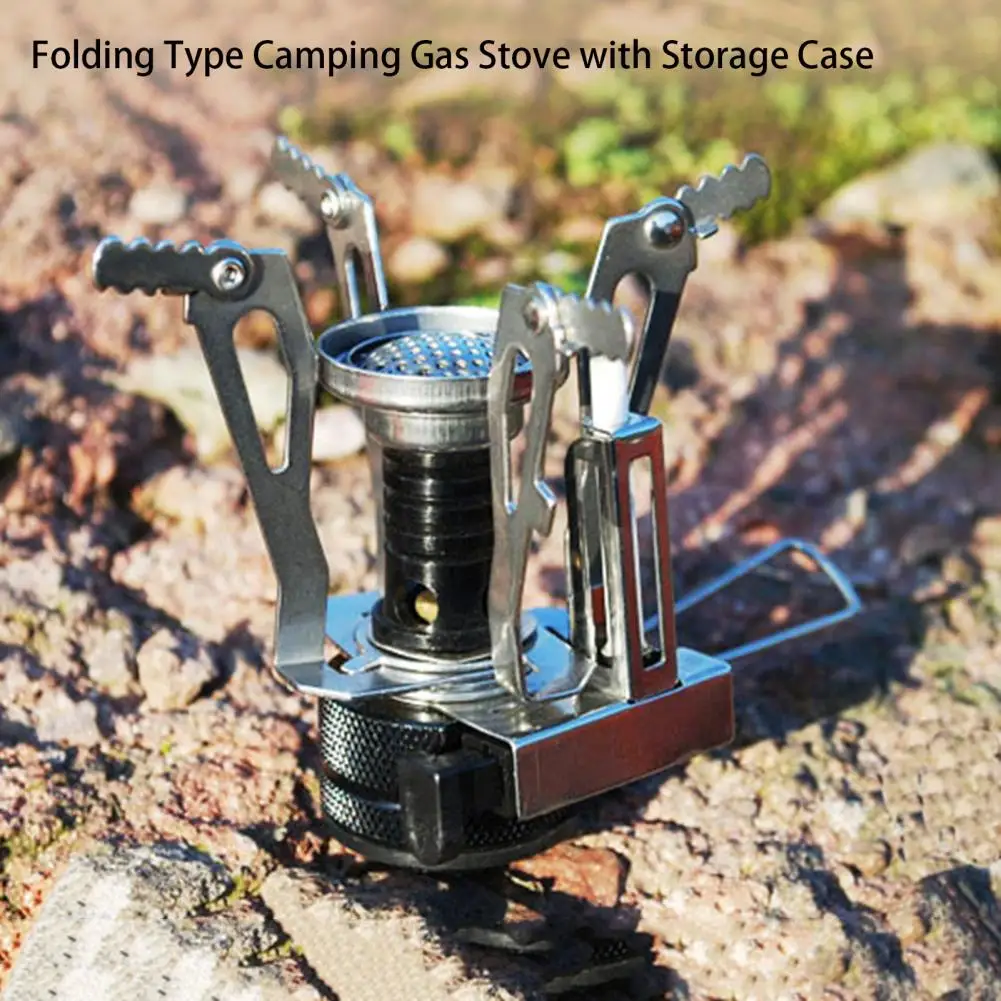 Stove Burner Convenient Easy to Carry Mini Gas Stove Backpacking Mini Gas Stove Camping Equipment Camping Accessories