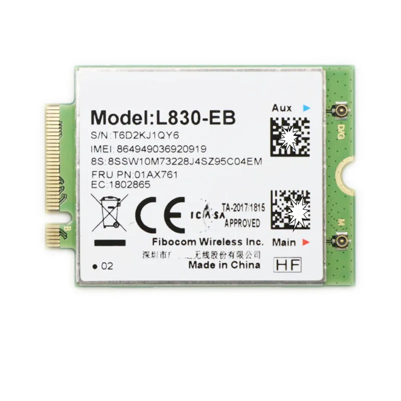 Kép 5: L830-EB cat6 4G LTE WWAN rty L35286-005 Intel XMM 7262 lte-advanced  300mbps számára 640 650 G5 840 846 850 G6 X360 830