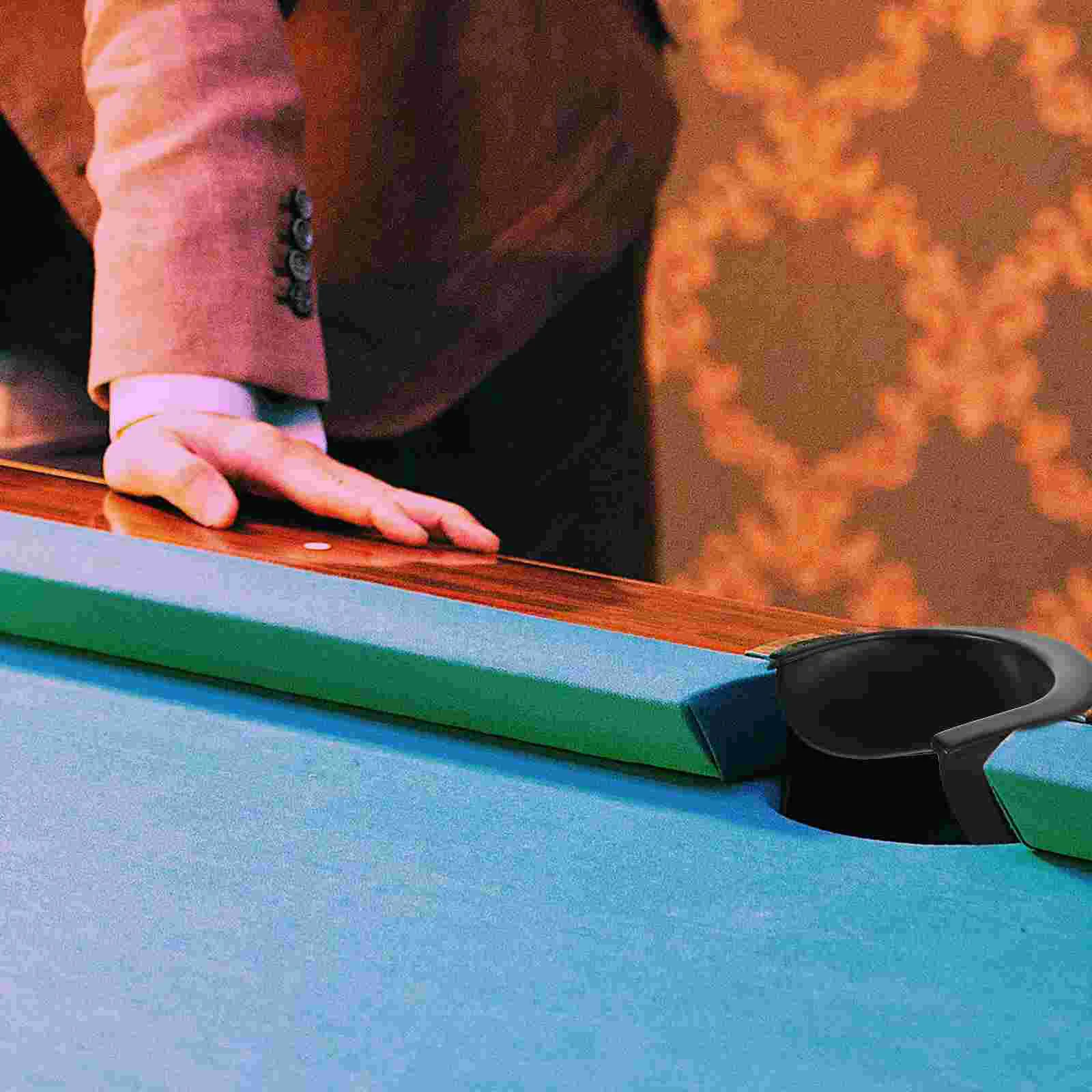 Sac de Billard avec Trou de Colle Bloquant les Boules, Doublure de Protection de Surface Durable pour Table de Billard, 6 Pièces