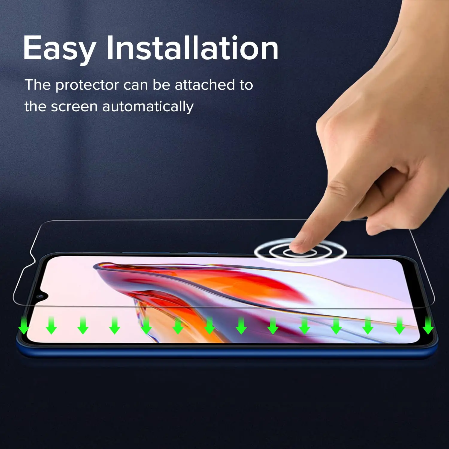 Screen Protector For Redmi 12C Xiaomi, Tempered Glass HD Crystal 9H High Aluminum Anti Scratch Case Friendly