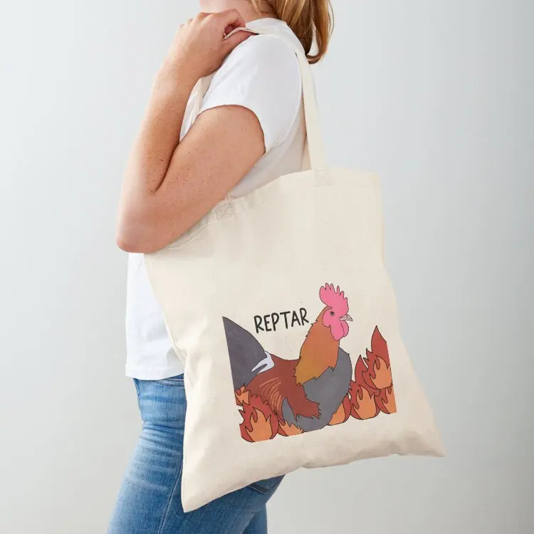 

Reptar the Rooster Tote Bag Shopping bags Custom bag Big bag women Handbags