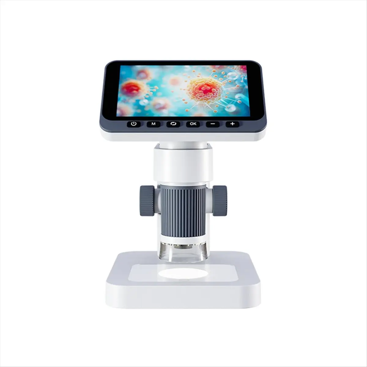 Lovely！ Electron Microscope 4.5 Inch IPS Screen Portable HD Mobile Phone Repair Manual Focus 1080P Magnification 1000X