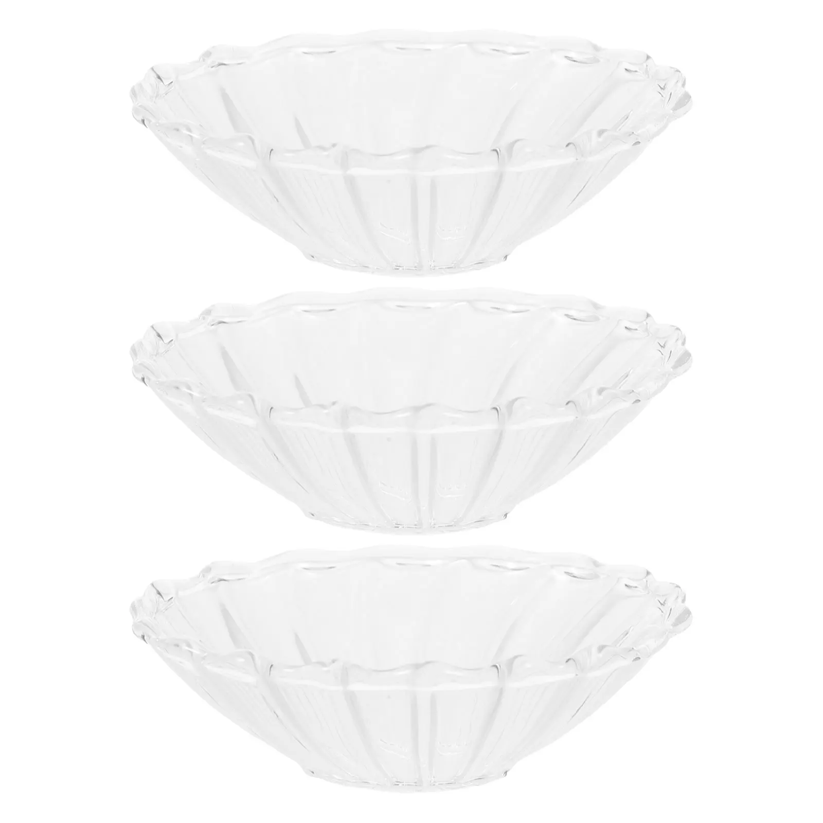 

3Pcs Clear Glass Drip Protectors Elegant Wax Catcher Rings for Taper Candles Reusable Home Decor Safety