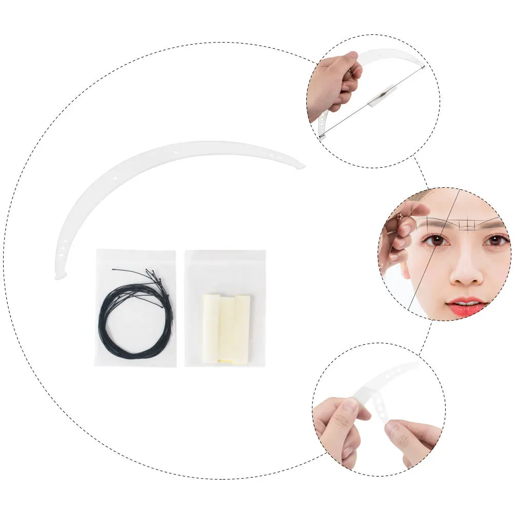 

1Set Eyebrow Ruler Professional Flexible Measuring Tool for Accurate Brow Shaping and Positioning Beginner Friendly Microblading