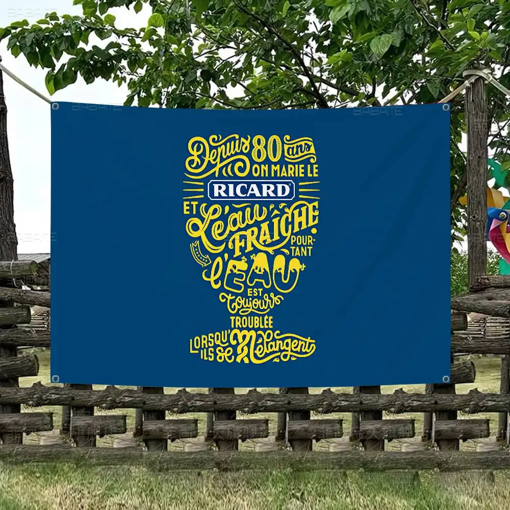 R-RICARD Family Gatherings Outdoor Atmosphere Flags Camping Decorations Banners