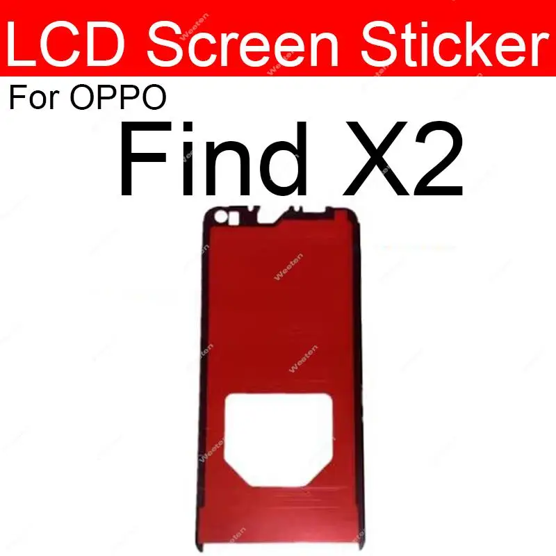 LCD Screen Adhesive Sticker For OPPO Find X X2 X3 X5 X6 Pro Front LCD Screen Sticker Glue Parts