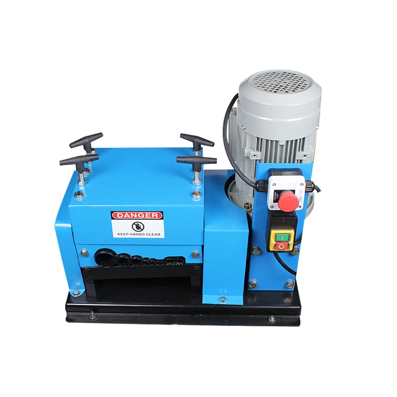 Powerful 370W 1.5-38MM Wire Stripping Machine with 10 Blades, Compatible with 220V/110V Electric Cable Stripping