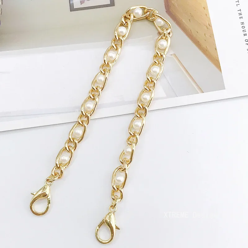 40cm/120cm Pearl Bag Chain Replacement Shoulder Bag Strap Handle Belt Bag Parts