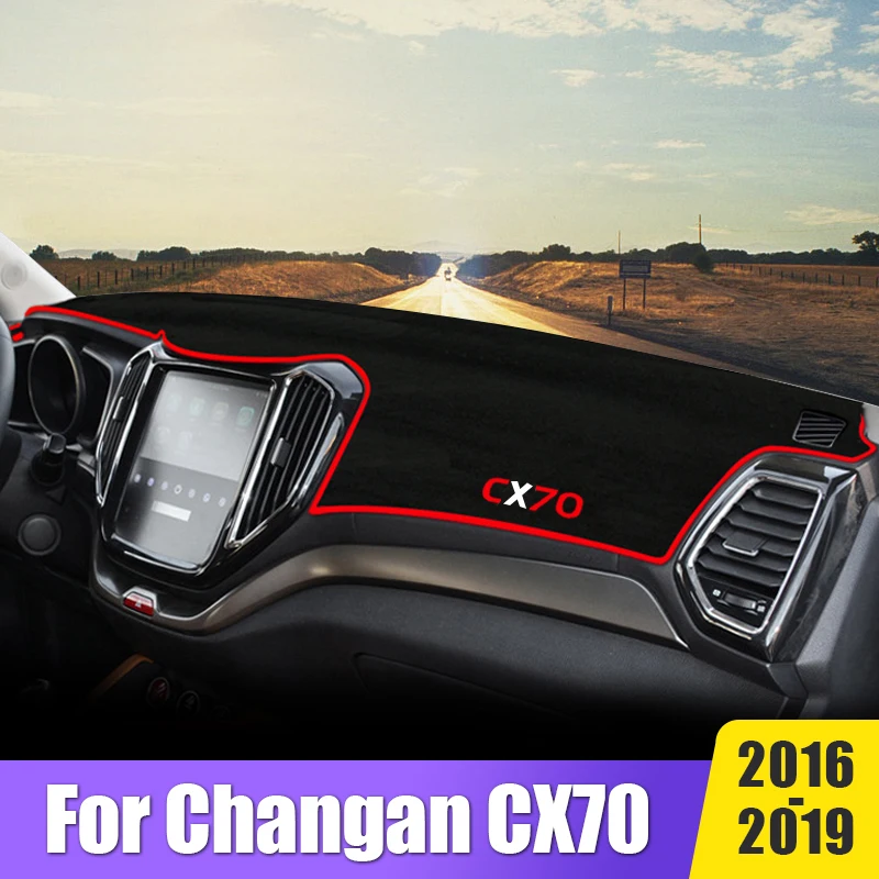 

Car Dashboard Sun Shade Cover Anti-UV Non-slip Mat Instrument Panel Carpets Accessories For Changan CX70 2016 2017 2018 2019