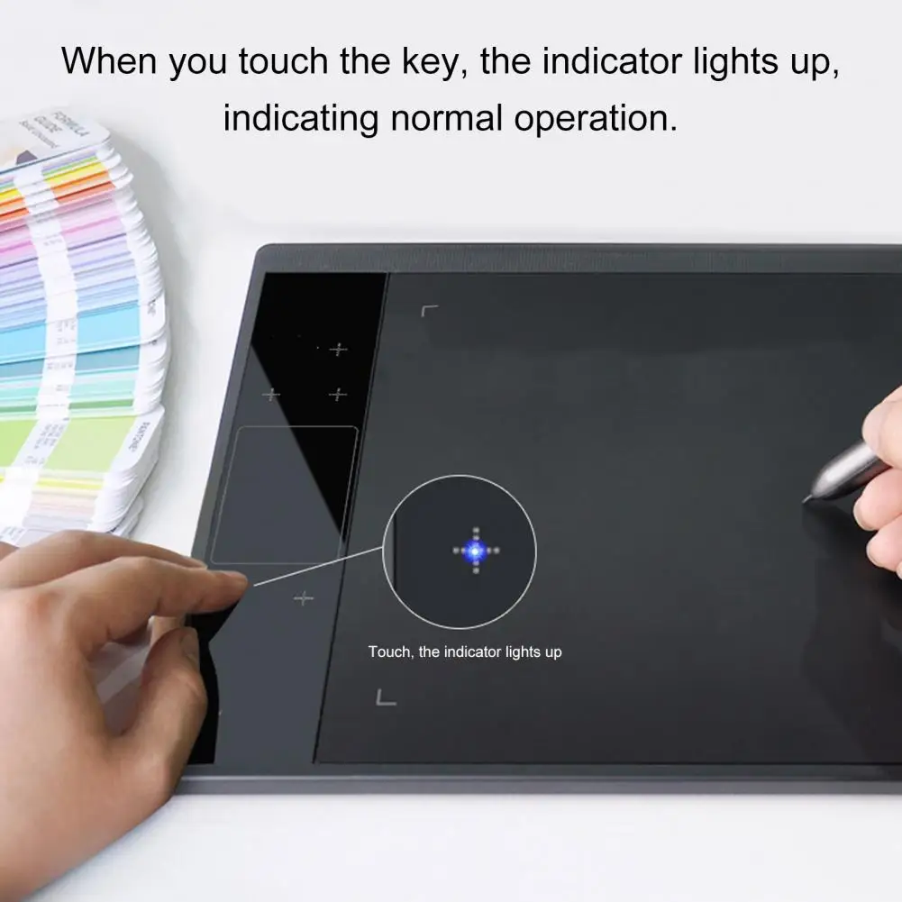 1 Set Induksi Lintasan Mudah Digunakan Seni Digital Ultratipis Grafis Gambar Tablet Ponsel Gambar Tablet Suplai Kantor
