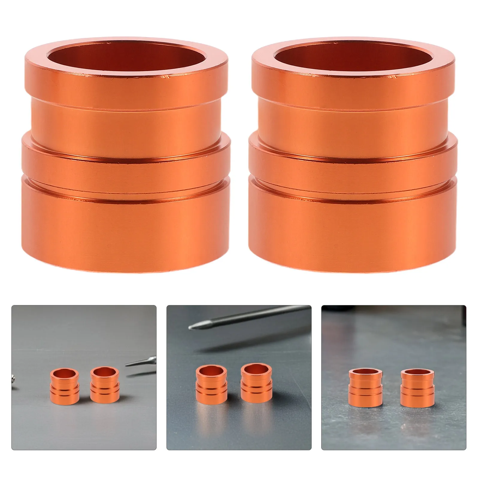 

1 Pair 22Mm Motorcycle Front Wheel Spacer Aluminum Alloy Off Road Hub Bushing For Dirt Bike Atv Durable Wheel Axle Spacer