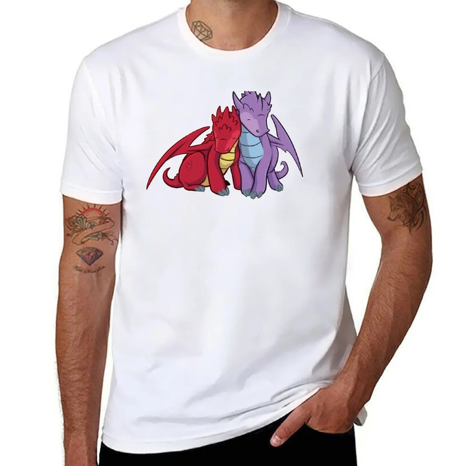 

Baby Dragons T-Shirt man t shirts for men anime t shirts oversize T-Shirt