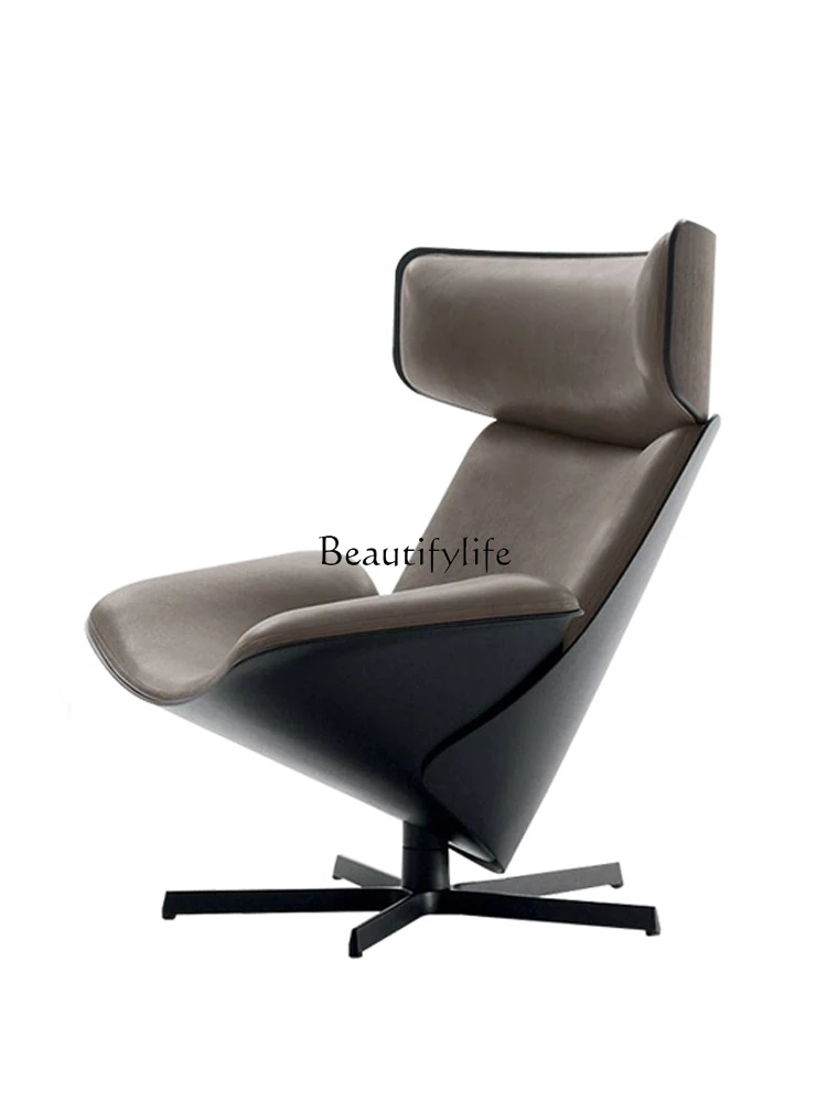 

Fiberglass Nordic Single Swivel Chair Villa Balcony Leisure Negotiation Reception Deck Chair
