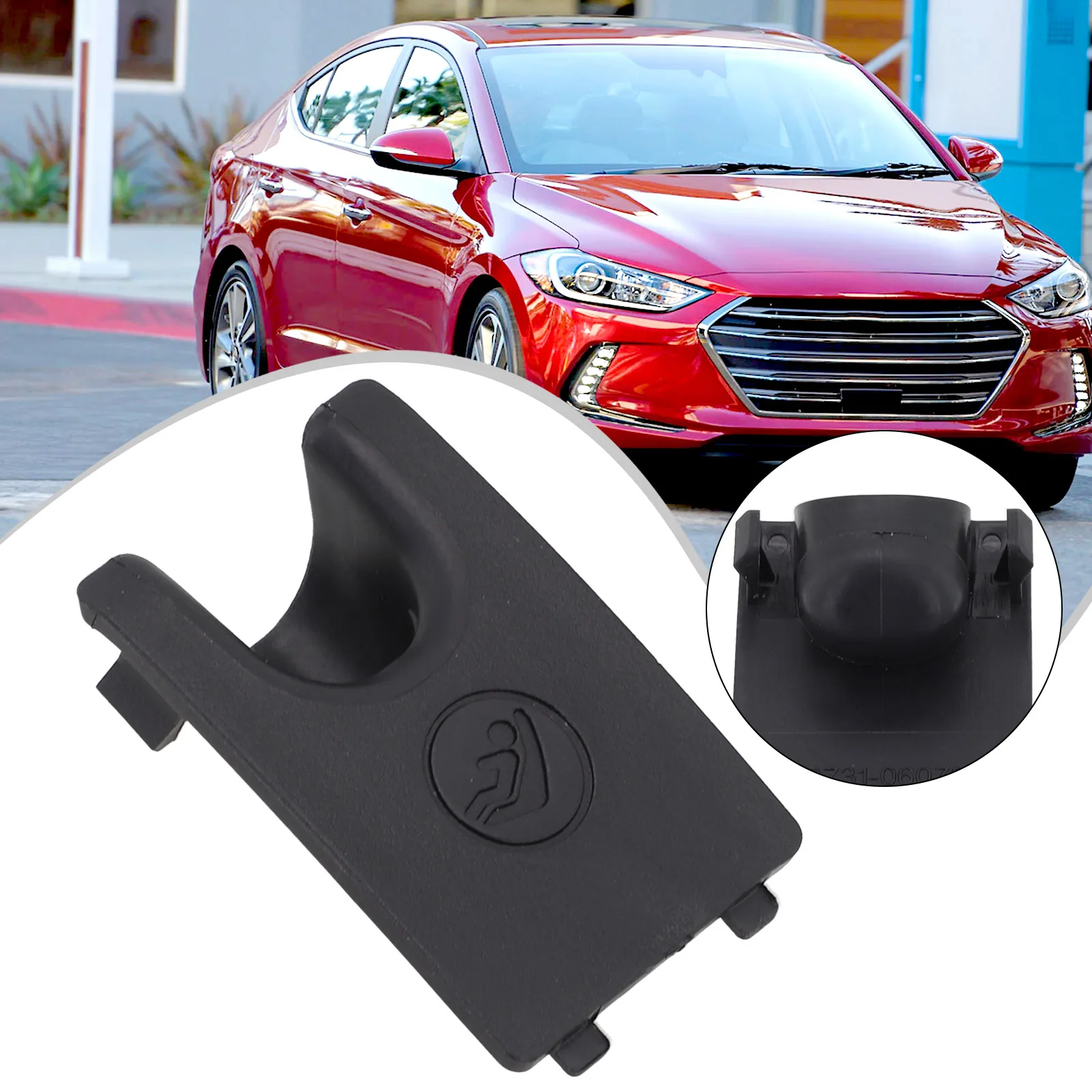 

Black Car Rear Child Seat Hook Anchor Cover Cap For Toyota For Camry For Avalon Home Replace Vehicle Accessories Car Spare Parts