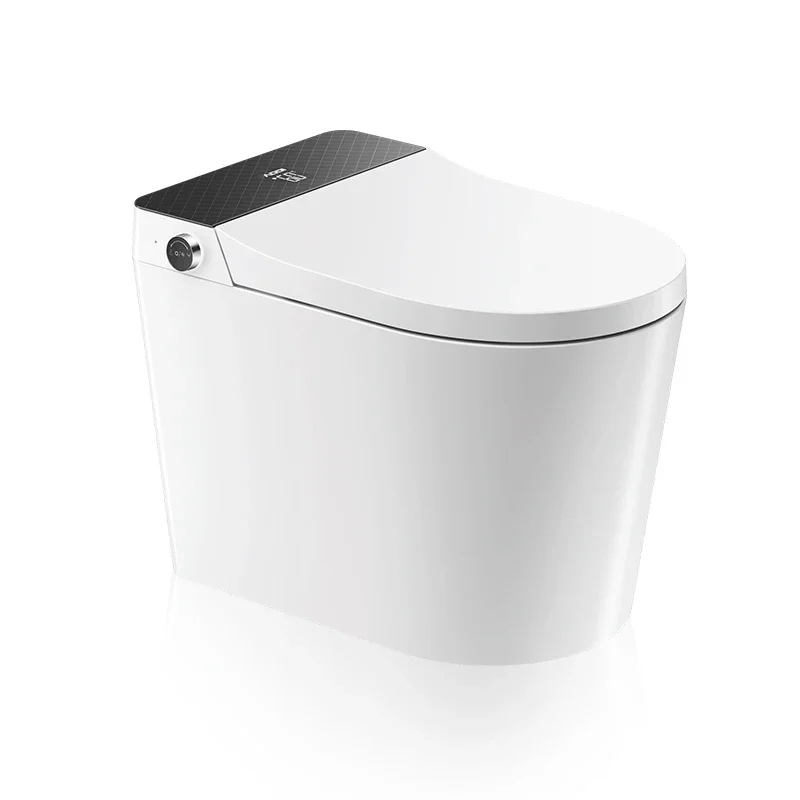 Intelligent Toilet with Remote Control Automatic Ceramic One Piece Siphon Smart  Jet Flushing