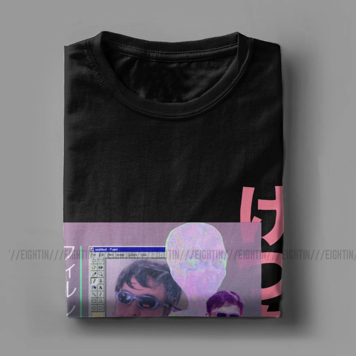 Eightin Vaporwave Filthy Frank 420 T Shirt 100% Cotton Large Size Crewneck Printing Tees for Men T-Shirts Short Sleeves Gift