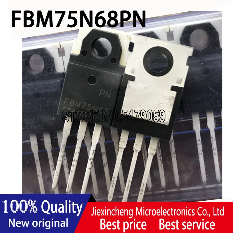 FBM75N68PN FBM75N68 TO-220FB-3L, 정품, 10 개