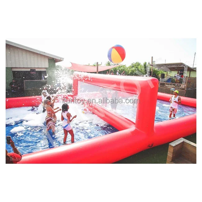 

2026 Outdoor Beach Inflatable Water Volleyball Court Pool/Tennis Pitch/Foam Pool Pit for Sports Game