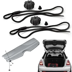 2X Universal Trunk Back Lanyard Car 48cm High Strength Styling Parcel Shelves String Applicable for All Models