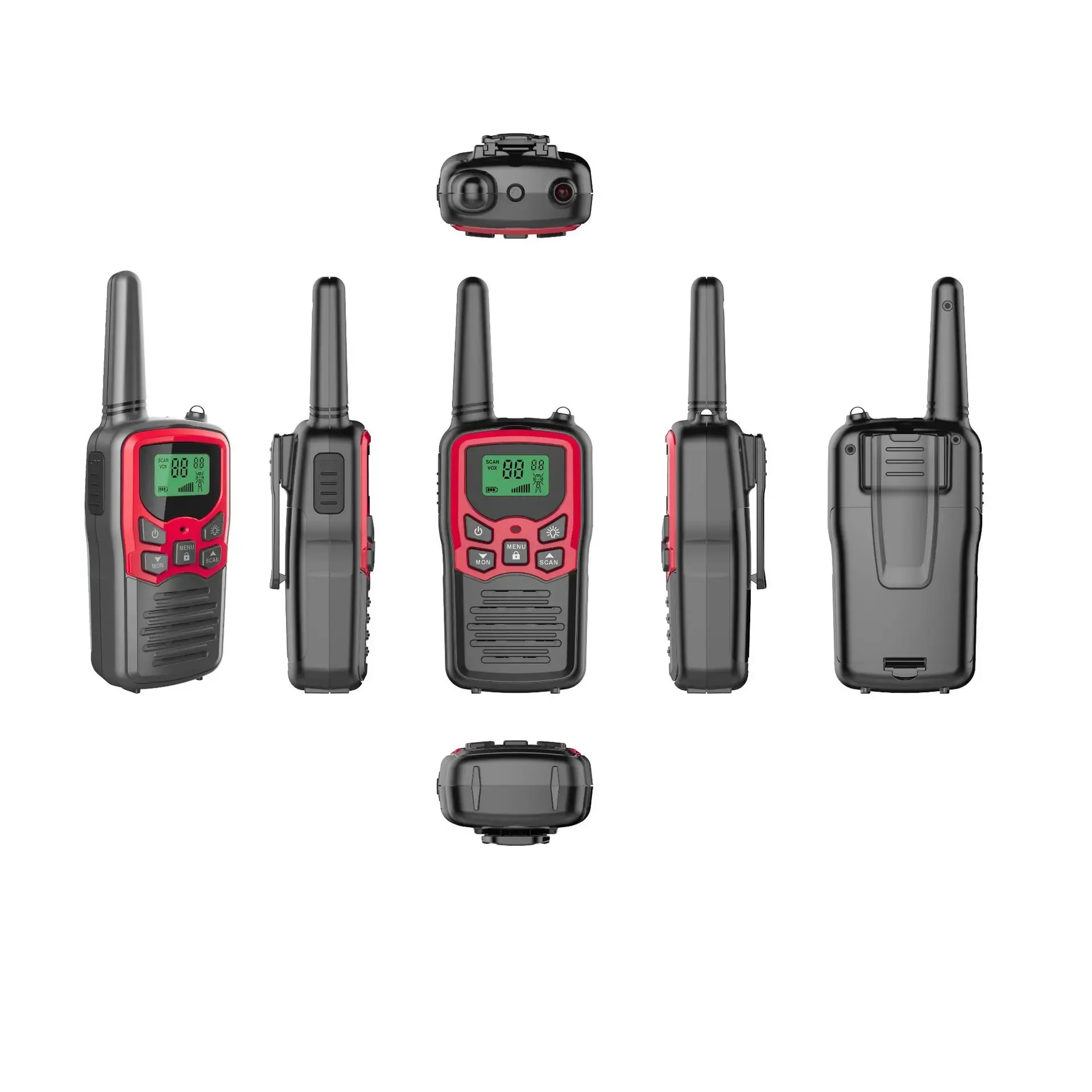 High-power wireless walkie-talkie wholesale handheld outdoor civilian 10 kilometers small machine Amazon new rechargeable