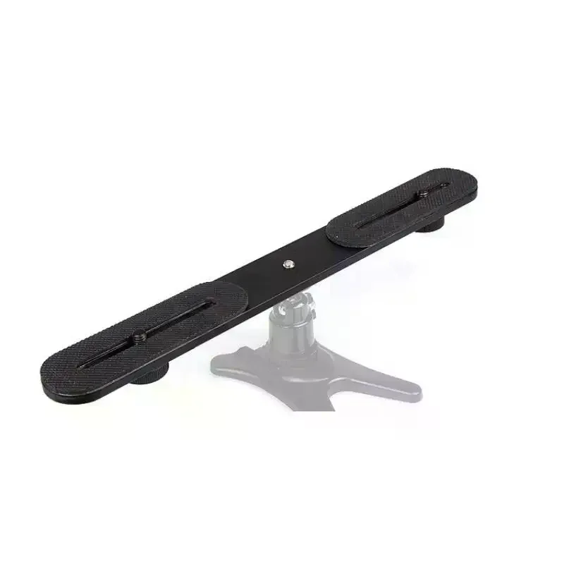 1pcs Accessory Flash Bracket Mount Tripod with 2 Hot Shoe Ad apter Screws for Digital Slr Camera Universal Double End Light