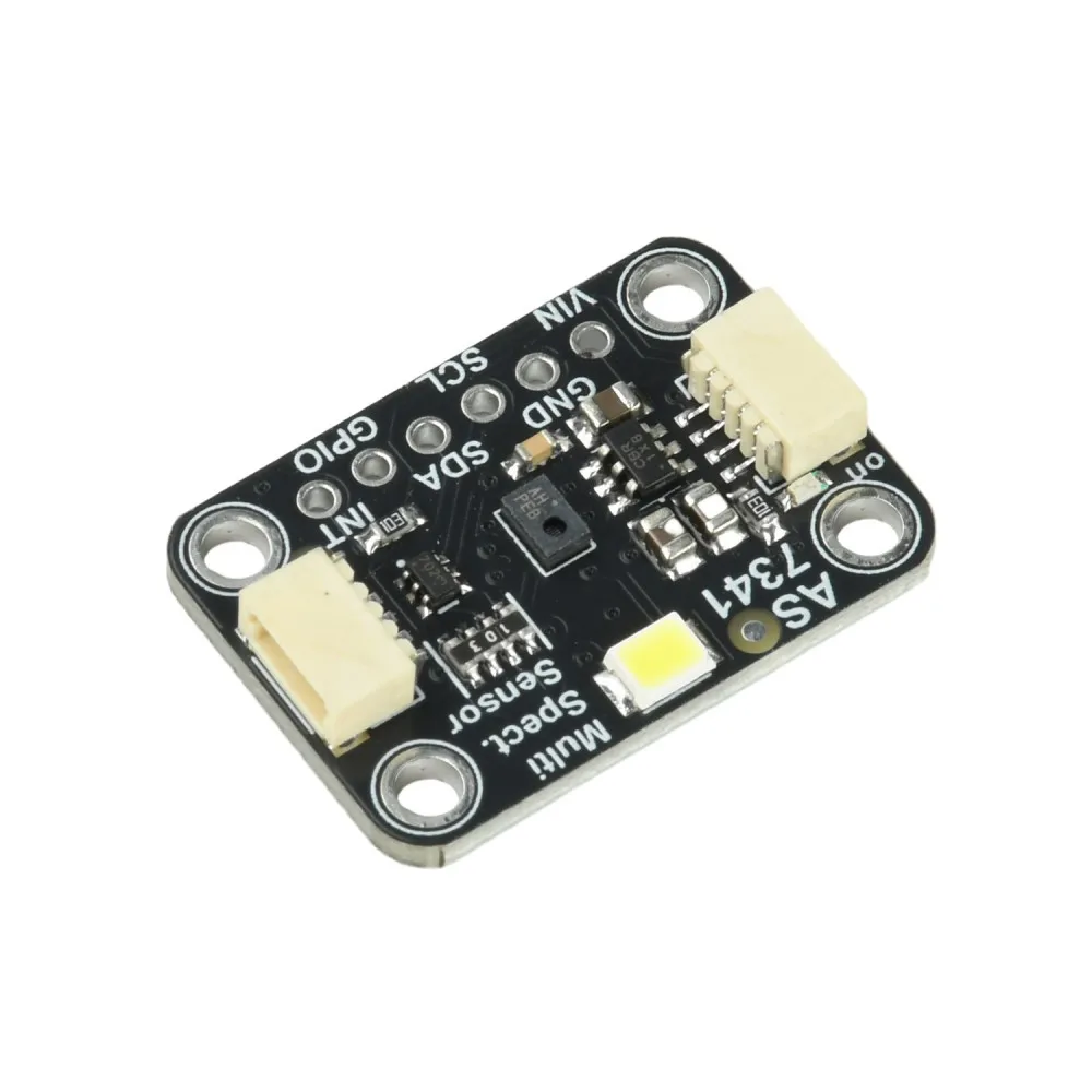 AS7341 11CH Spectral Color Sensor Breakout Board I2C 3.3V-5V Light Flicker Detection for Color Recognition Spectral Analysis