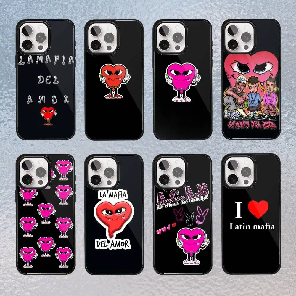 

Love Mafia L-La M-Mafia D-Del A-Amor Phone Case For iPhone17,16,15,14,13,12,11 Plus,Pro Max Magnetic Magsafe Wireless Charging