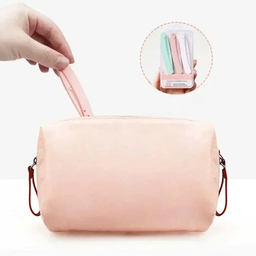 Pocketknife لنزع الشعر للنساء 3 قطعة أداة قص الحواجب الوجه الحاجب الملف الشخصي مزيل الشعر للسيدات الوجه الحاجب شكل ماكينة حلاقة #3