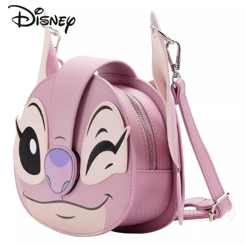 Disney Stitch New Women's Crossbody Bag Luxury Brand Loungefly Original Women's One Shoulder Crossbody Bag Cartoon 3D Girls' Bag