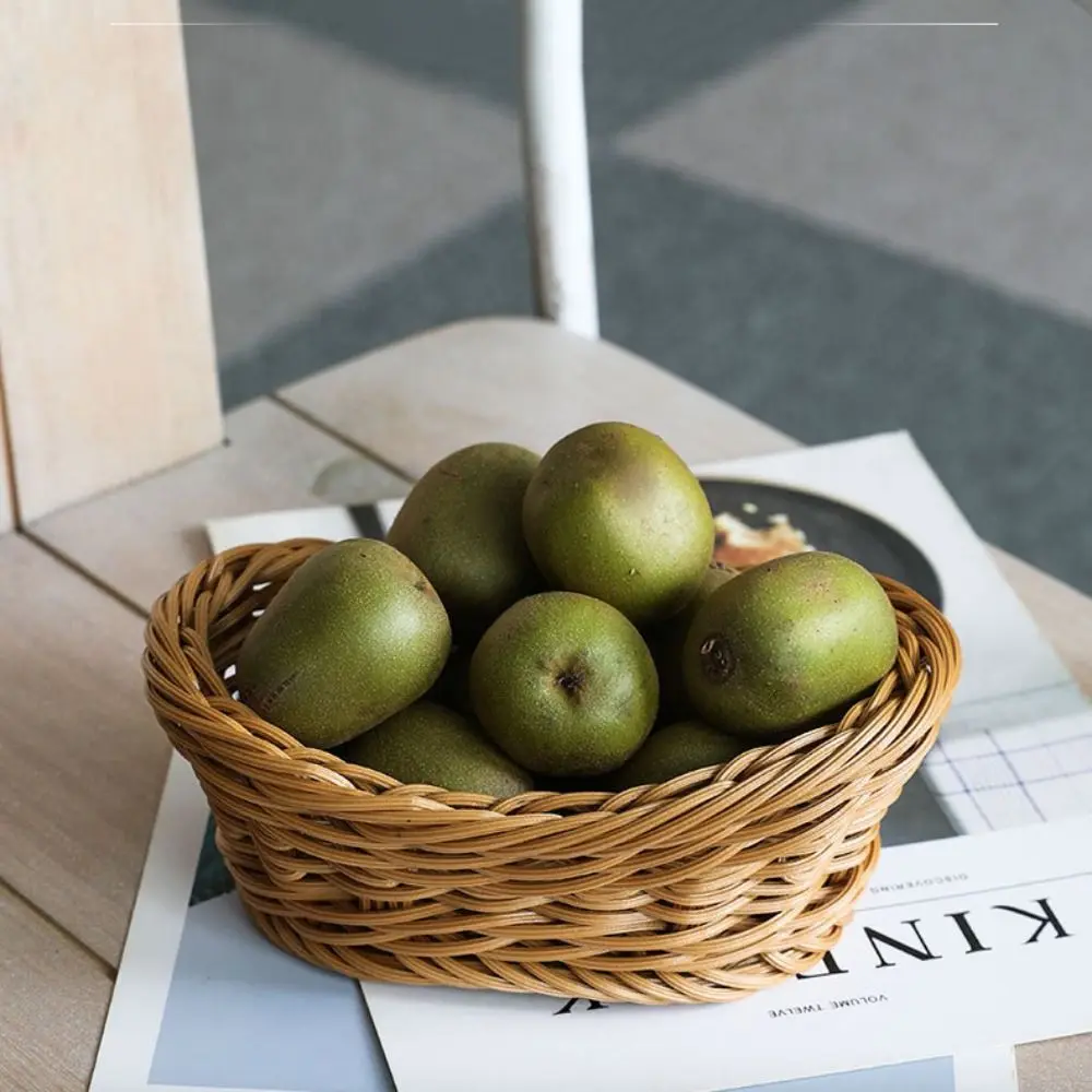 

Desktop Ornament Plastic Fruit Tray Multi-Function Simple Pastry Plate Large Capacity Creative Storage Basket Tabletop