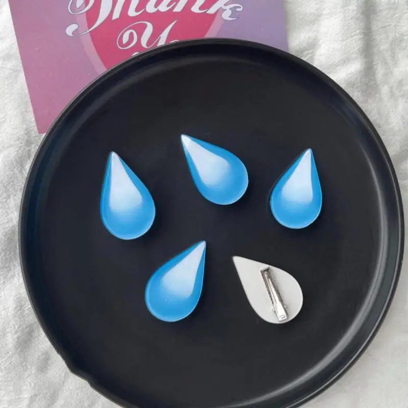 Carino Spoof senza parole sudorazione tornante gocce d'acqua accessori per capelli frangia Clip copricapo strumento per lo Styling forcina per bambini