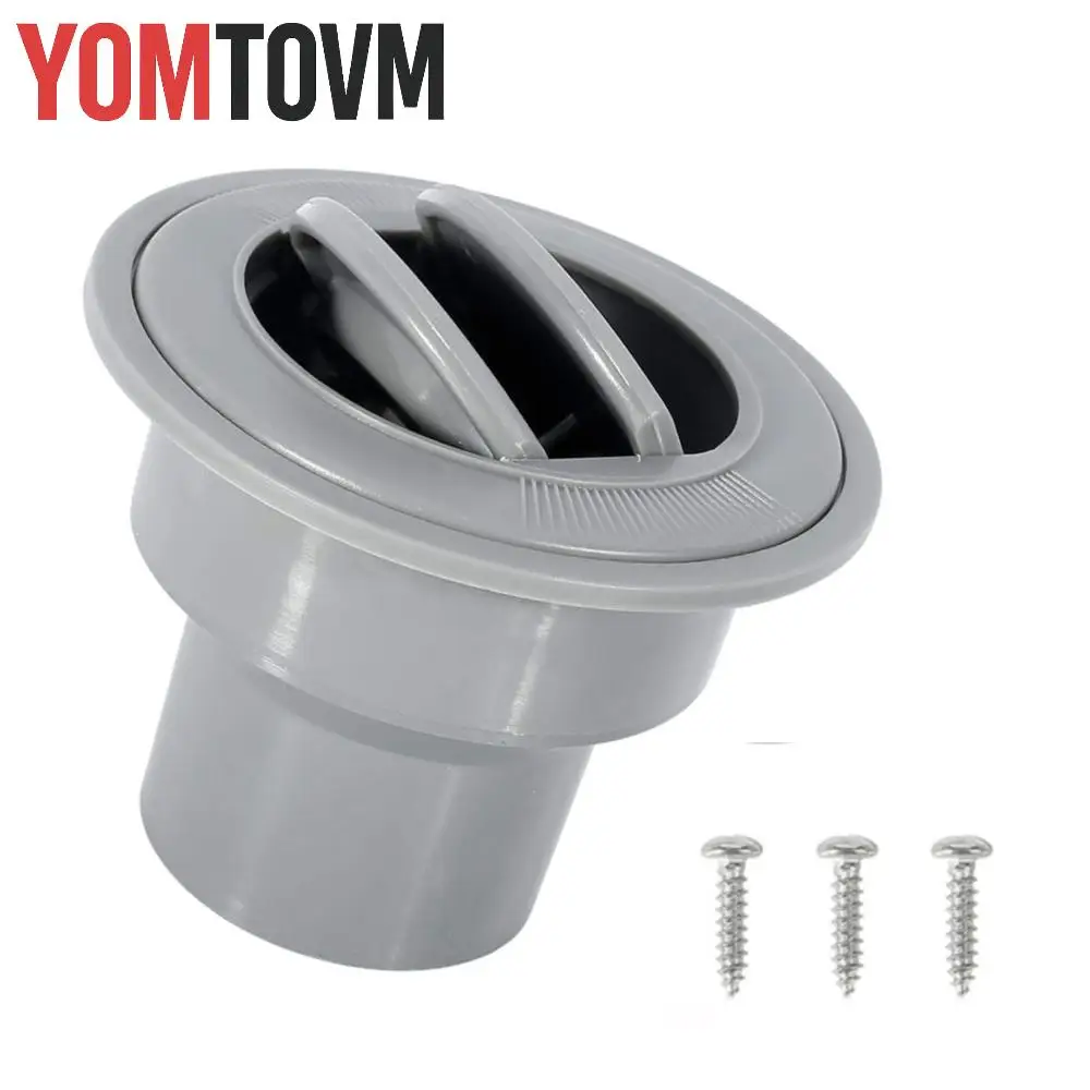 

Universal Air Conditioning Outlet Vent Deflector 2.4 Inch Car Dashboard Knob Type RotationFor RVs and buses