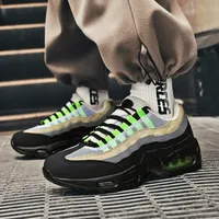New Max95 Unisex Sport Shoes Air Sole Shock Absorption Reflective 3M Men's Women's Couple Korean Version Heightening Sport Shoes