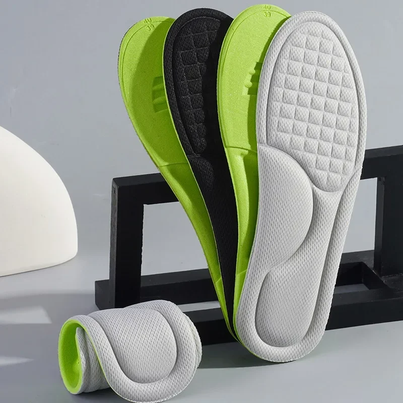 2/20pcs Soft Unisex Memory Foam Orthopedic Insoles Deodorizing Insole Shoes Sports Absorbs Sweat Antibacterial Shoe Accessories image 6