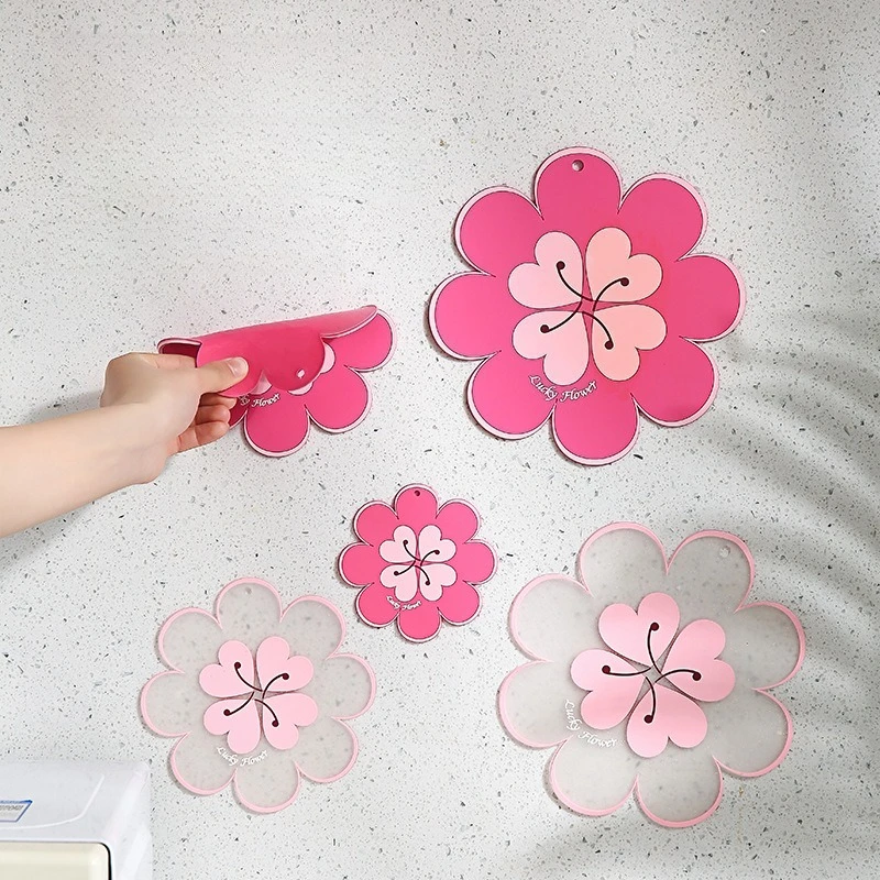 

Sunflower Blossom Heat Insulation Pad Non-slip Coaster Cherry Dining Table Mat Anti-skid Cup pads for Kitchen Coasters Table Mat