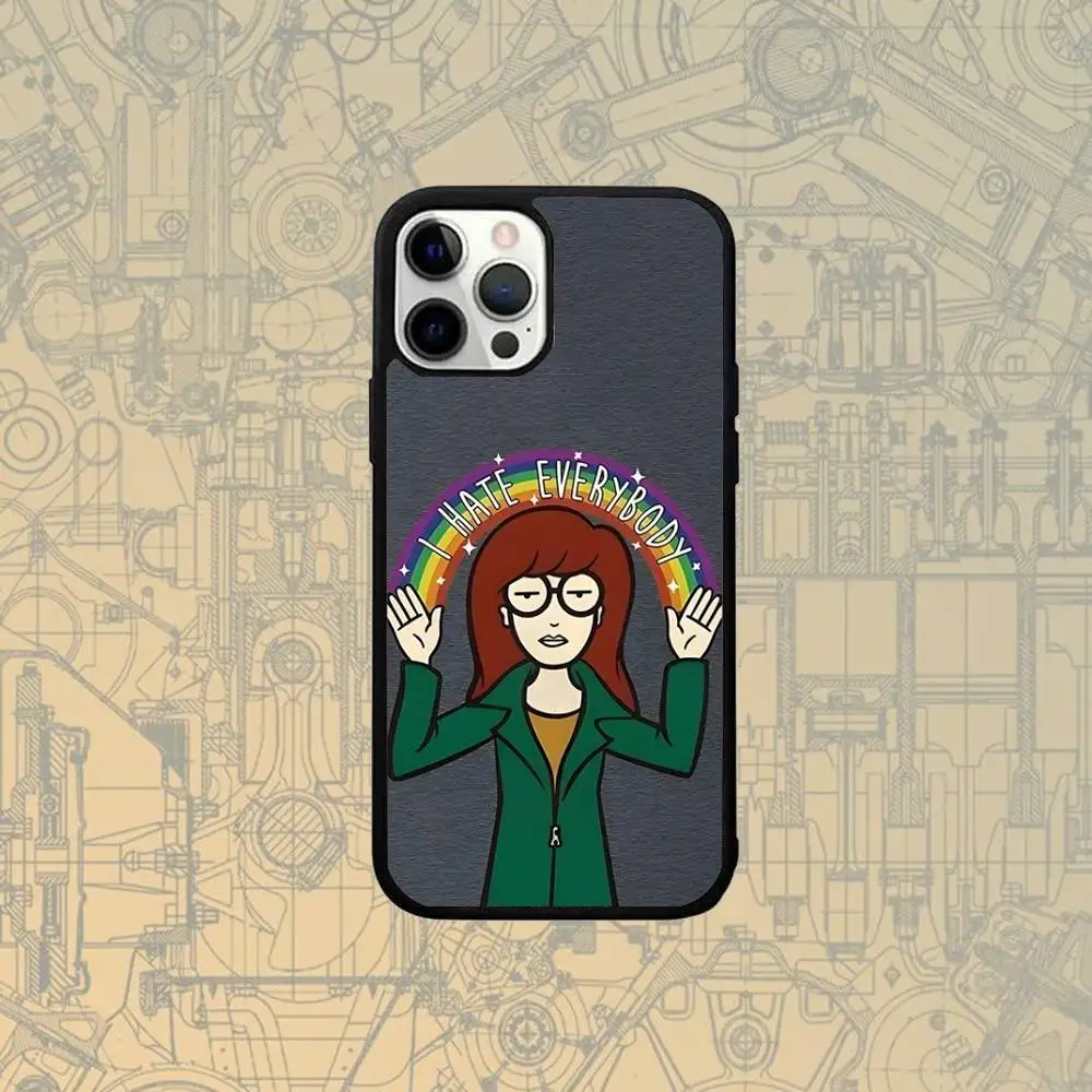 D-Daria Cool Girl Fashion For Magsafe Wireless Charger Case For iPhone 15,16,17,13,14,11,12,Pro,Max,Plus,E,Air,Mini Cover