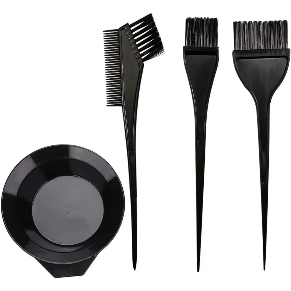 

Professional Salon Hair Coloring Mixing Bowl And Dye Brush Set Reusable Hair Tint Applicator Comb Kit DIY Hair Dye Tools For Home Barbershop Hair Coloring Application