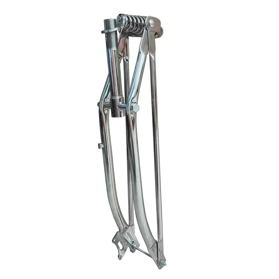 

inch Bicycle Springer Fork 1 Threaded Bike Fork, Disc Brake Heavy Duty Fork for Cruiser Chopper Bike