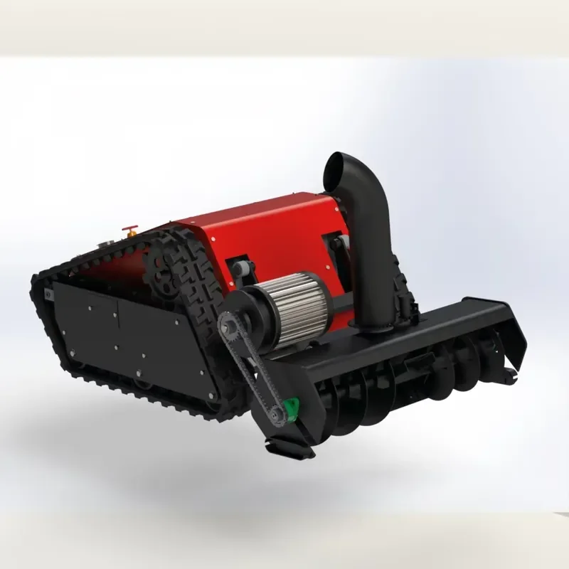 Professional Mini Snow Blower with Ant Remote Control High Performance Road Snow Removal Tool for Winter Cleaning Efficient