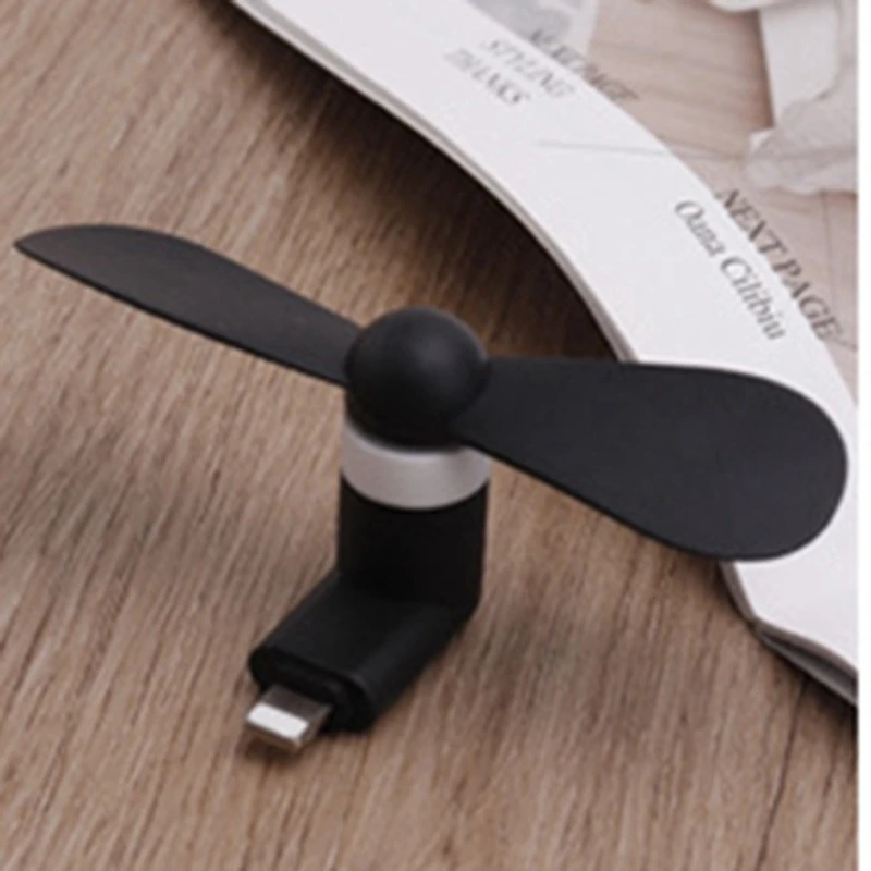 10PCS Mini USB Fan For Cellphones Portable Cell Phone Fan For Pocket Fan Travel Fans Plug In Mobile Phones