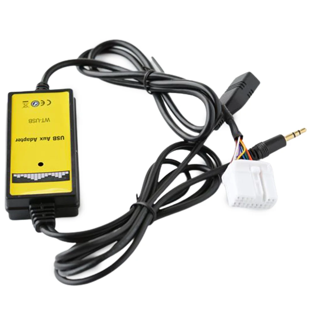 

3X AUX вход 200MA в качестве фотошоу подходит для адаптера интерфейса Honda MP3 CD USB-кабель + считыватель Совершенно новый, высокое качество