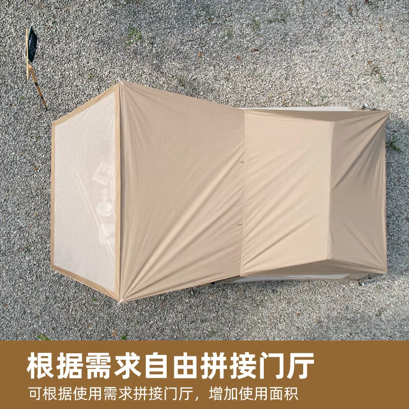 Explorer Tent Outdoor Folding Portable Full Automatic Quick Open Full Aluminum Rod One Room One Hall Camping Equipment Full Set