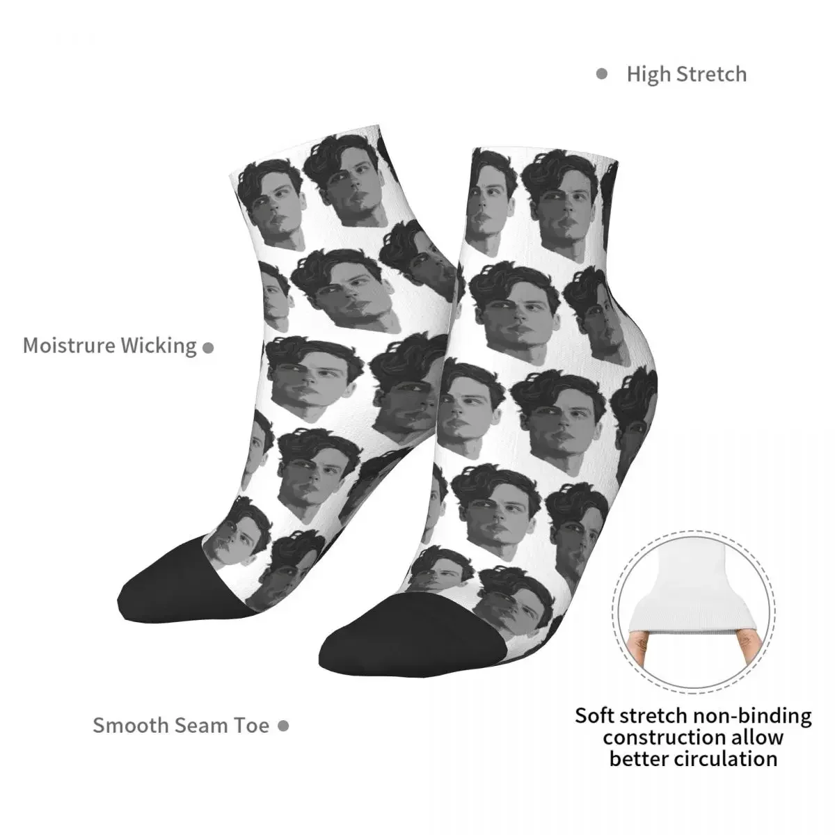 Spencer Reid From Criminal Minds Socks Harajuku Super Soft Stockings All Season Socks Accessories for Unisex Gifts