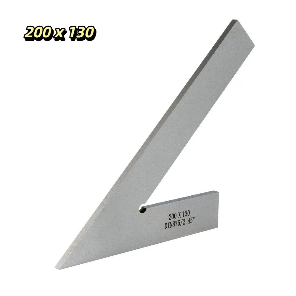 45° 45 Degree Flat Angle Ruler Durable Sturdy Multi Combination Ruler Carbon Steel Accurate Angle Protractor Tools Set Carpenter